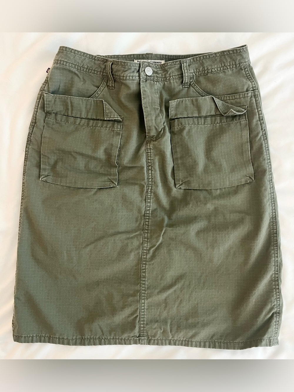 Polo by Ralph Lauren Olive Green Cargo Pencil Skirt